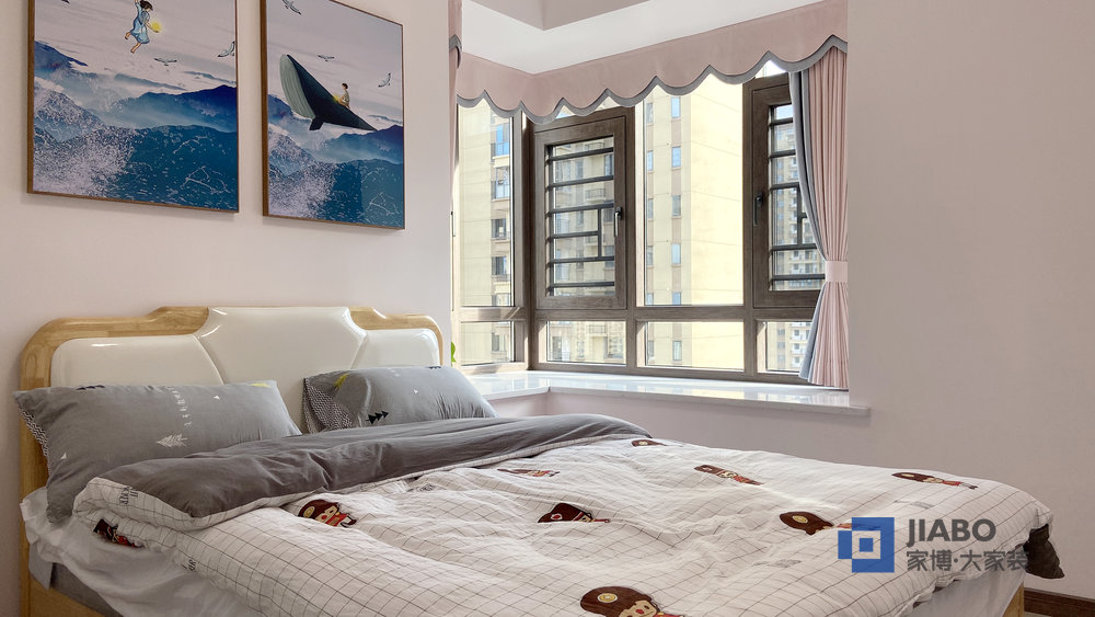 株洲江灣一號現(xiàn)代風(fēng)格裝修案例 7女兒房.jpg