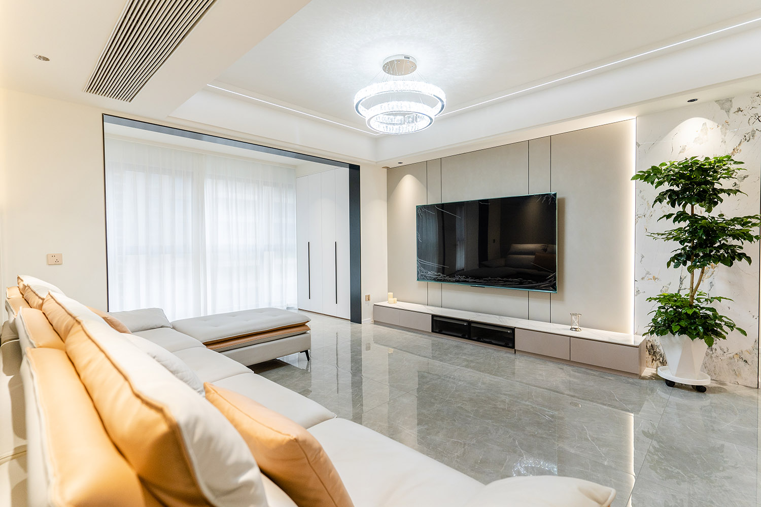 株洲家博整金茂悦178㎡ 轻奢风格装修赏析